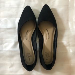 Time and Tru Black Flats